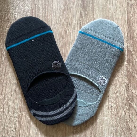 (5) New Stance No Show Socks, L - Picture 4 of 6